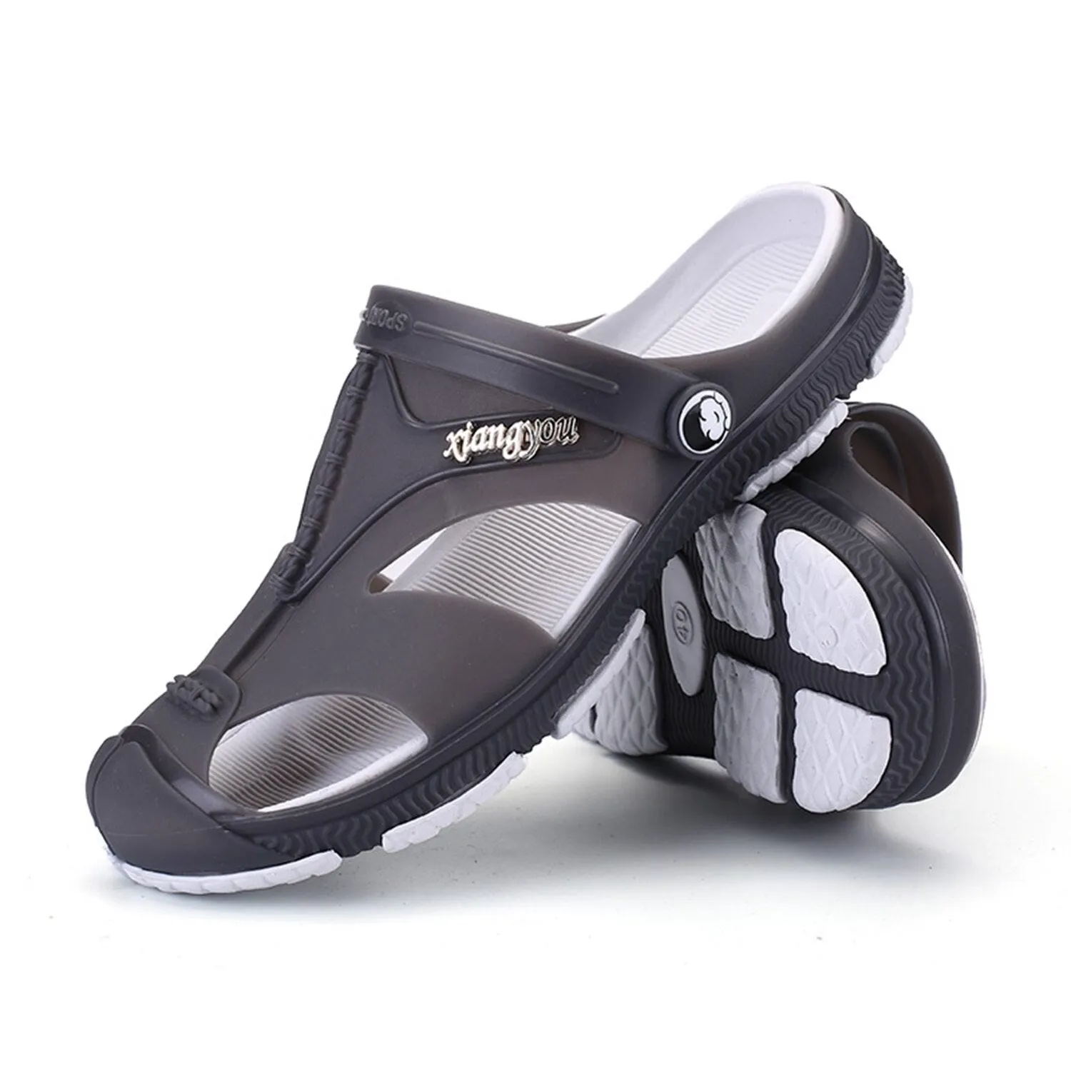2019 new Flops Summer Fashion Sandals Men's Rubber Soft Shoes Home Outdoor Sports Beach Men's Slippers Massage Men Footwe