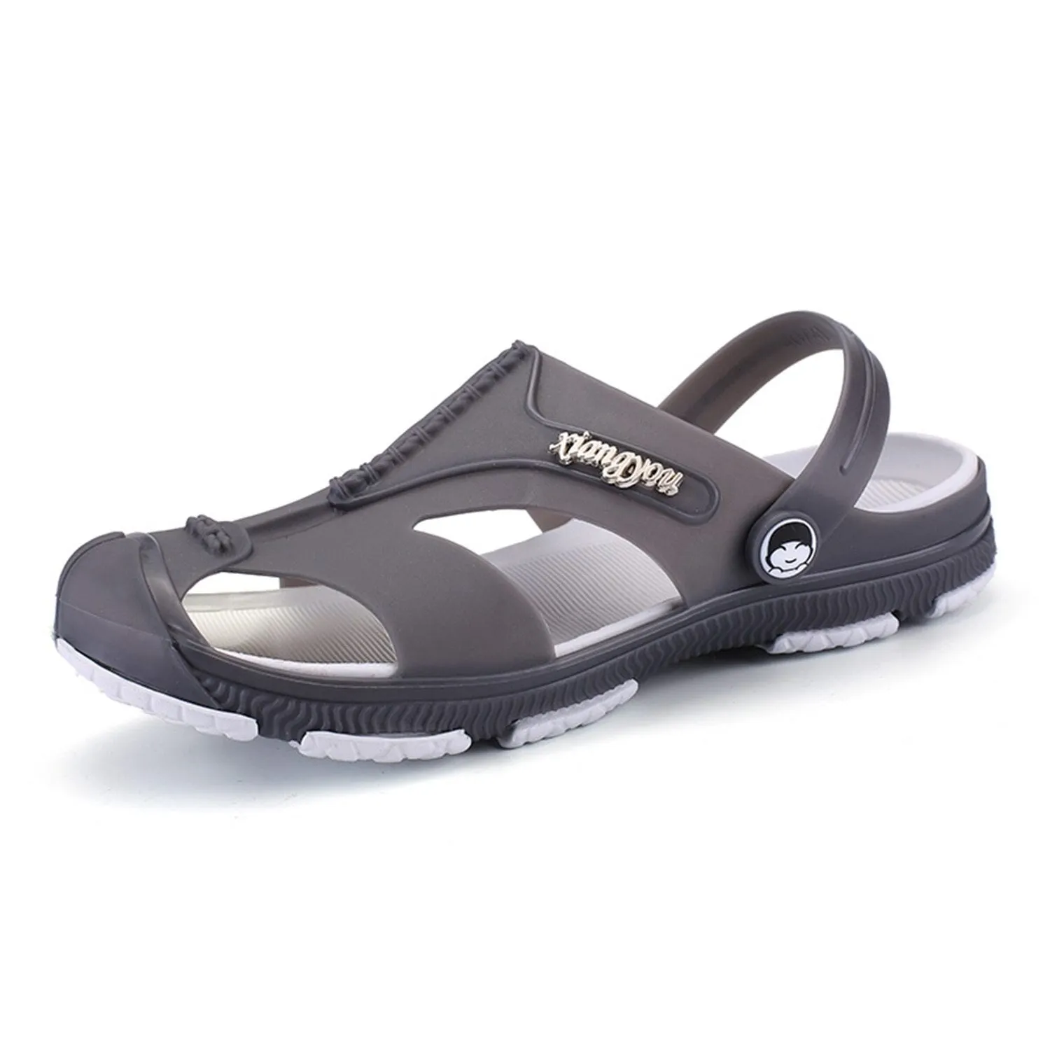 2019 new Flops Summer Fashion Sandals Men's Rubber Soft Shoes Home Outdoor Sports Beach Men's Slippers Massage Men Footwe