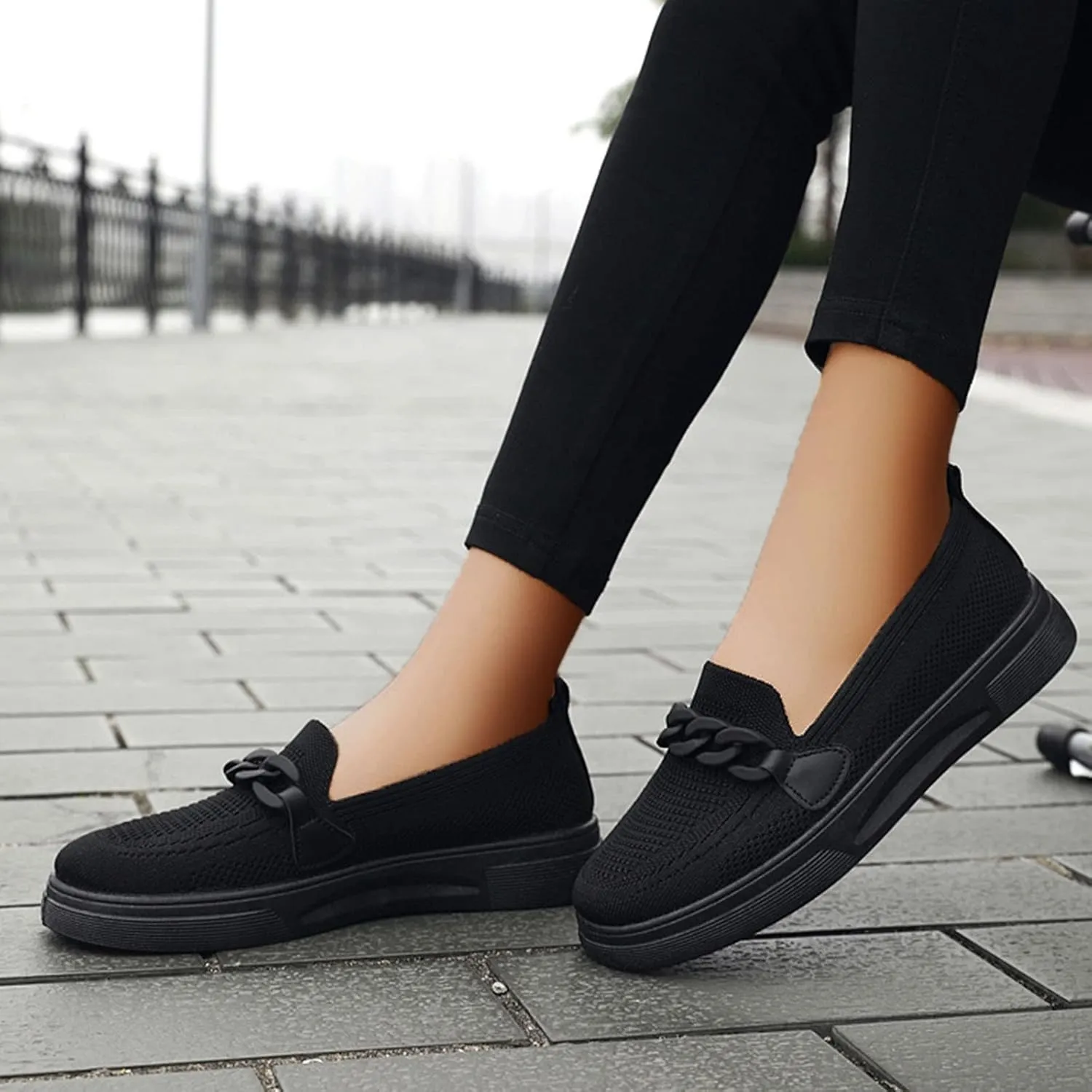2024 New Orthopedic Womens Breathable Slip on Arch Support Non-Slip Shoes, Orthopedic Shoes for Women