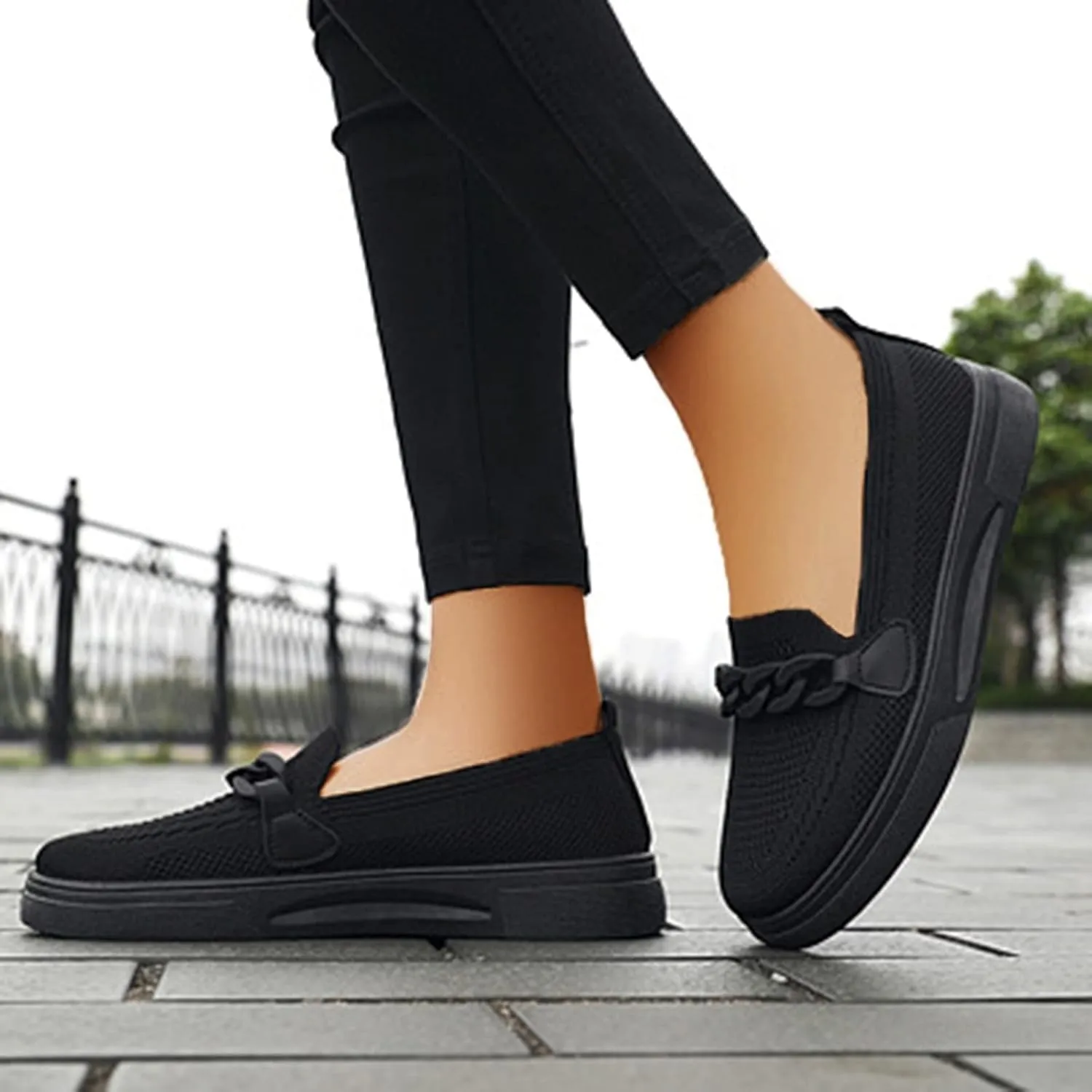 2024 New Orthopedic Womens Breathable Slip on Arch Support Non-Slip Shoes, Orthopedic Shoes for Women