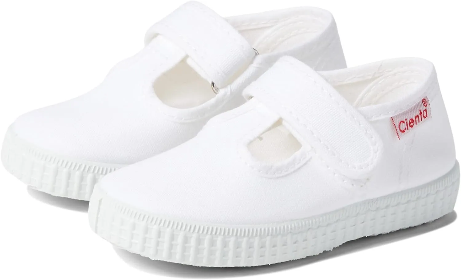 50000 – Infant/Little Kid/Toddler Shoes – Canvas Lining and Upper – Slide-in Design White 22 (US 6 Toddler) M