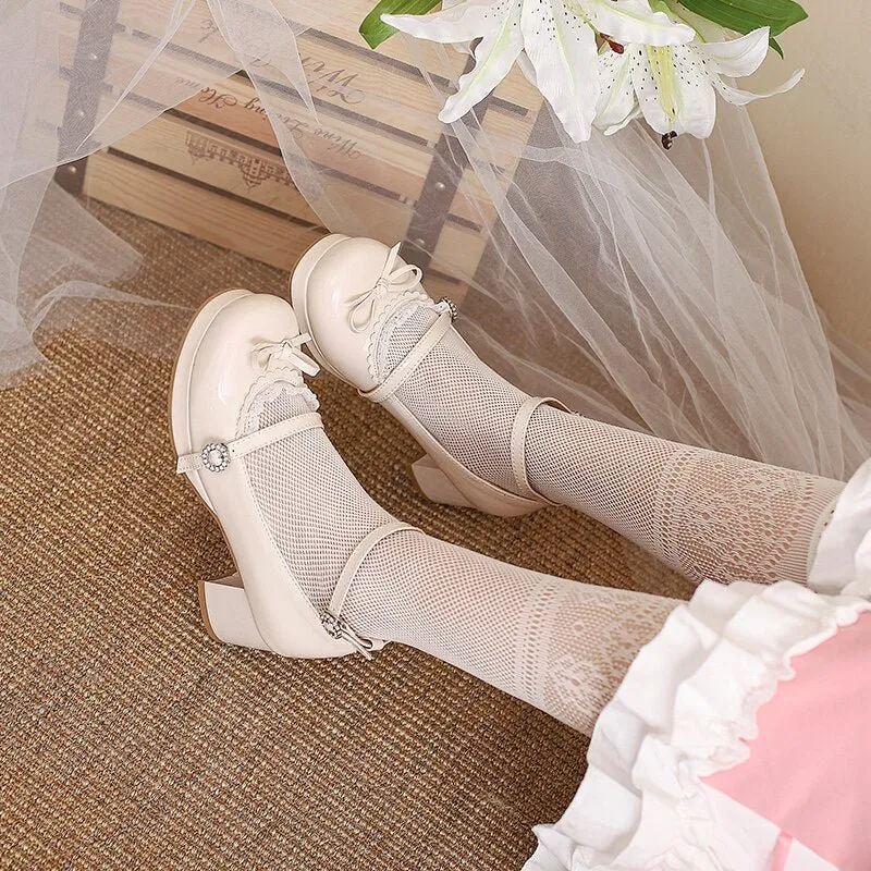 A-BUYBEA Patent Leather Mary Jane Style Shoes