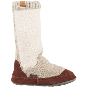 Acorn Kid's Slouch Boot Slippers - Comfort Buff Popcorn, K8/9 | A18703ACC8-9