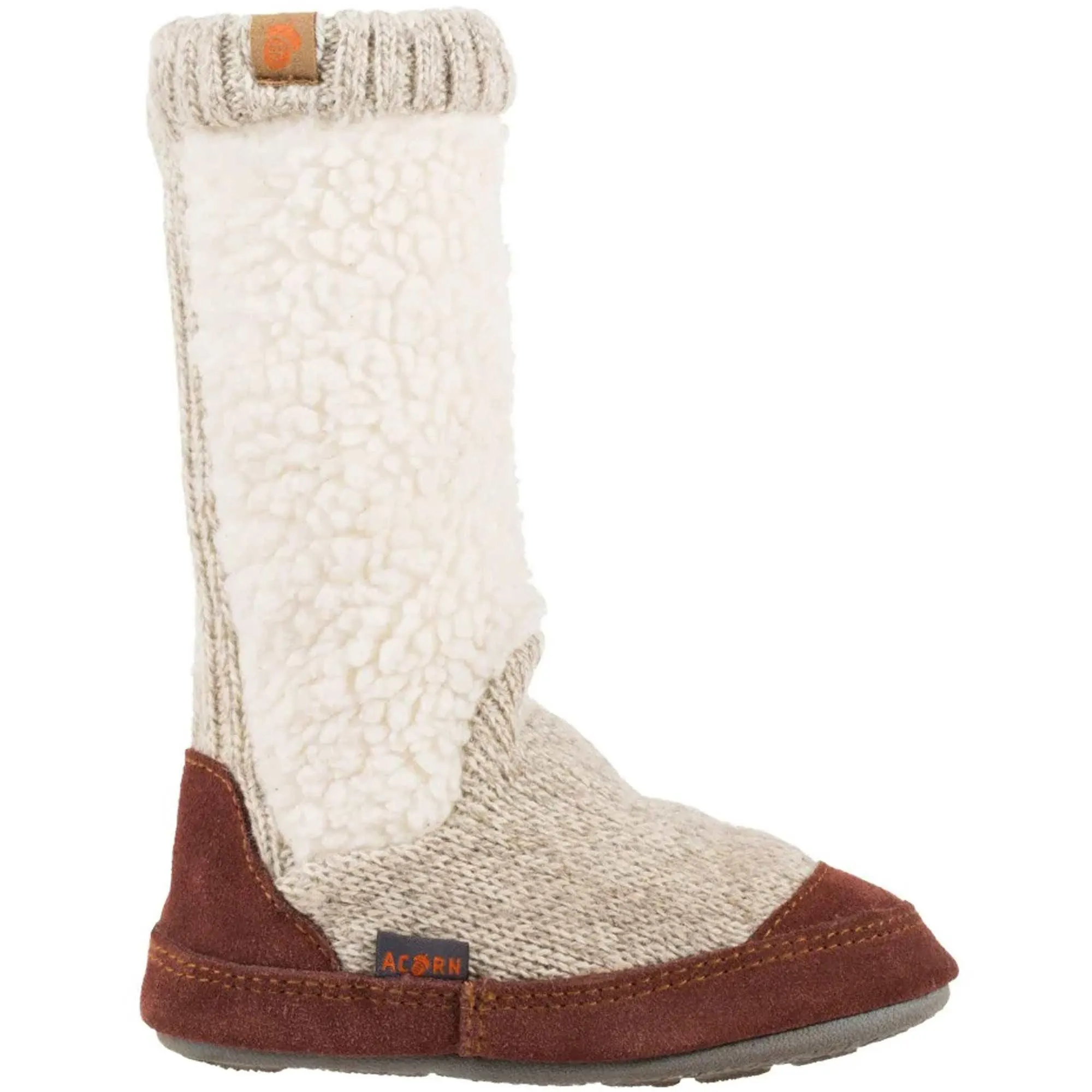 Acorn Kid's Slouch Boot Slippers - Comfort Buff Popcorn, K8/9 | A18703ACC8-9