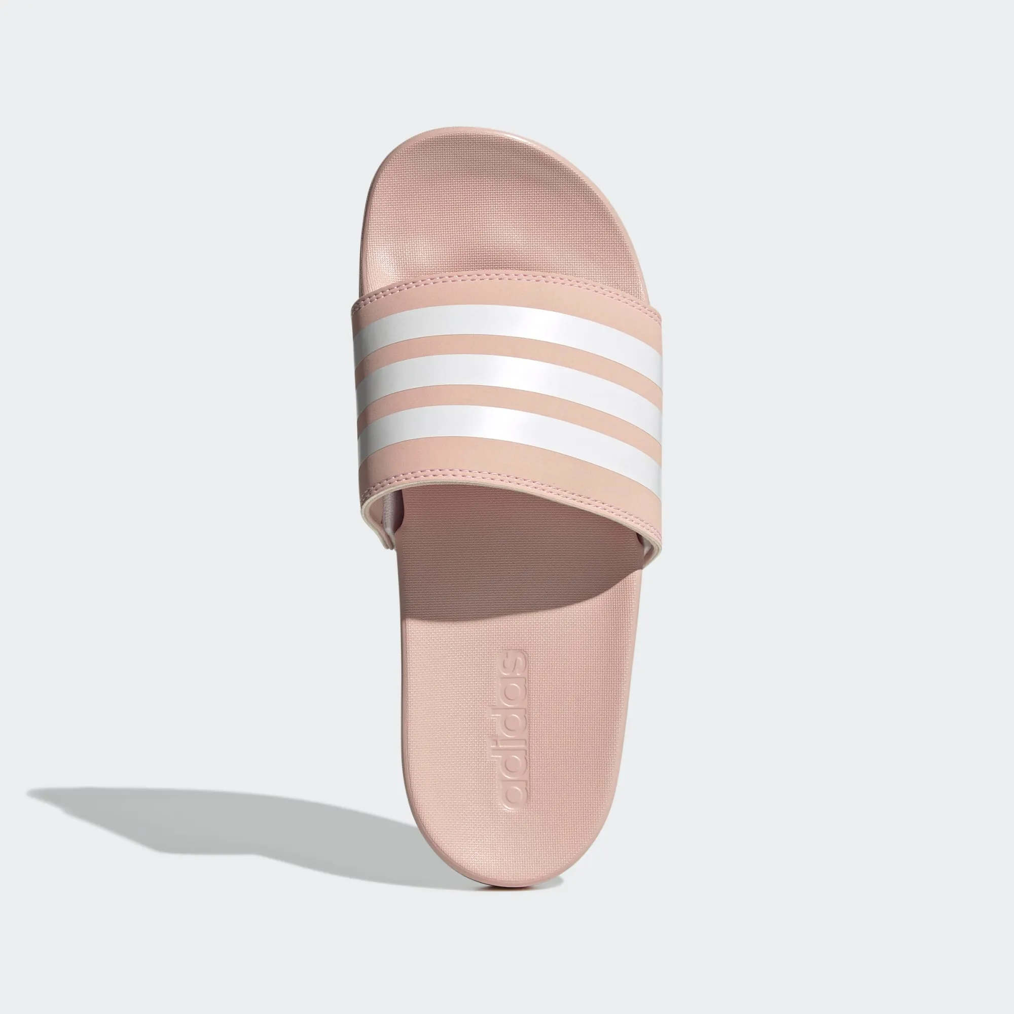 Adidas Adilette Cloudfoam Comfort Slides Stripe (Vapour Pink/Cloud White)(GV9739)
