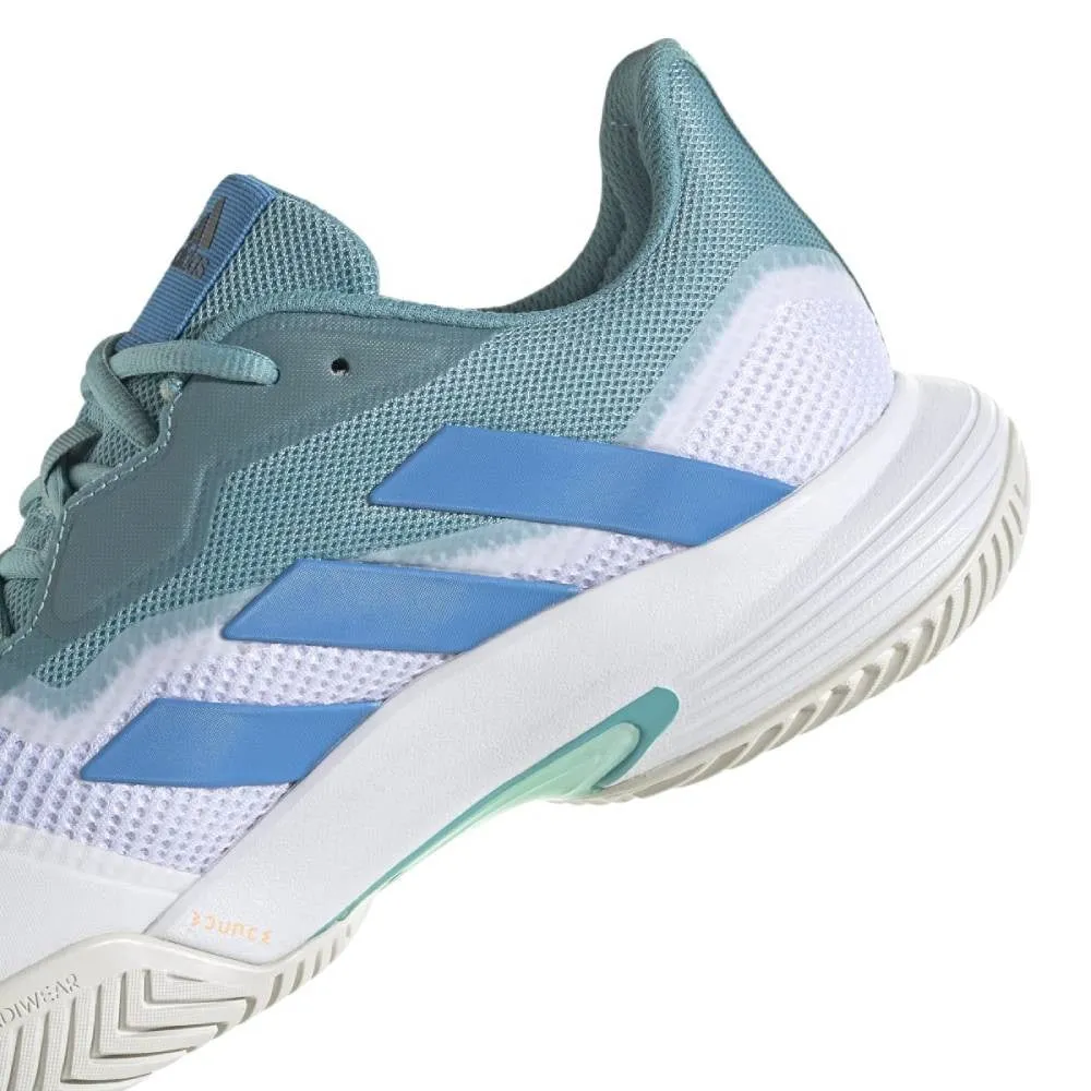 adidas Court Jam Control Men's Tennis Shoe (Min Ton/Pulse Blue/White)
