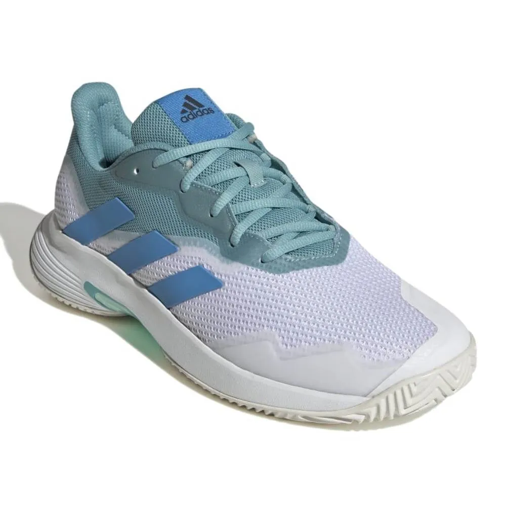 adidas Court Jam Control Men's Tennis Shoe (Min Ton/Pulse Blue/White)