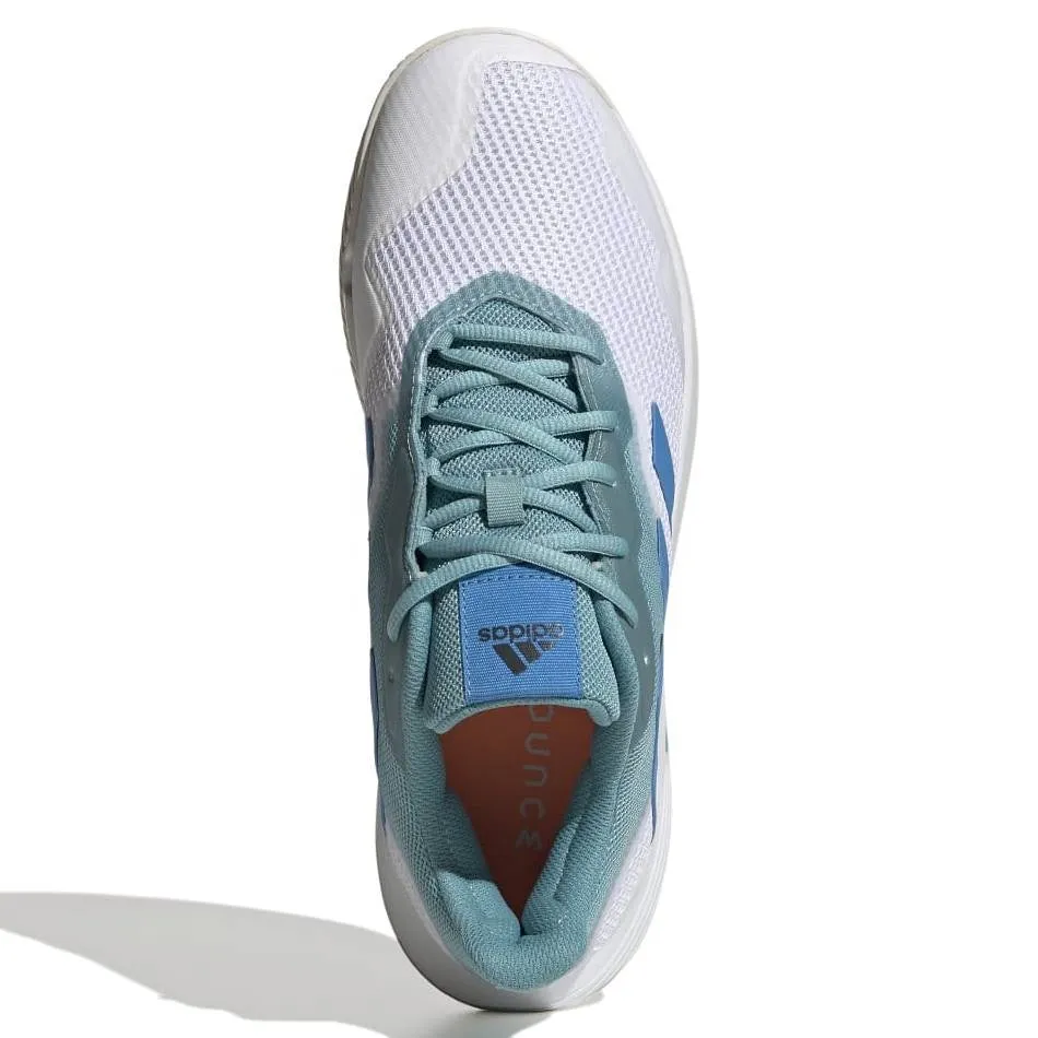 adidas Court Jam Control Men's Tennis Shoe (Min Ton/Pulse Blue/White)