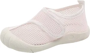 Adjustable Slides Summer New Hollowed Breathable Mesh Shoes Boys Baotou Anti Kick Sandals Girls Solid Color Beach Shoes