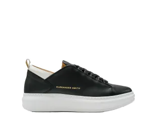 Alexander Smith Men's Black Leather Sneakers 80BWT - 30% OFF