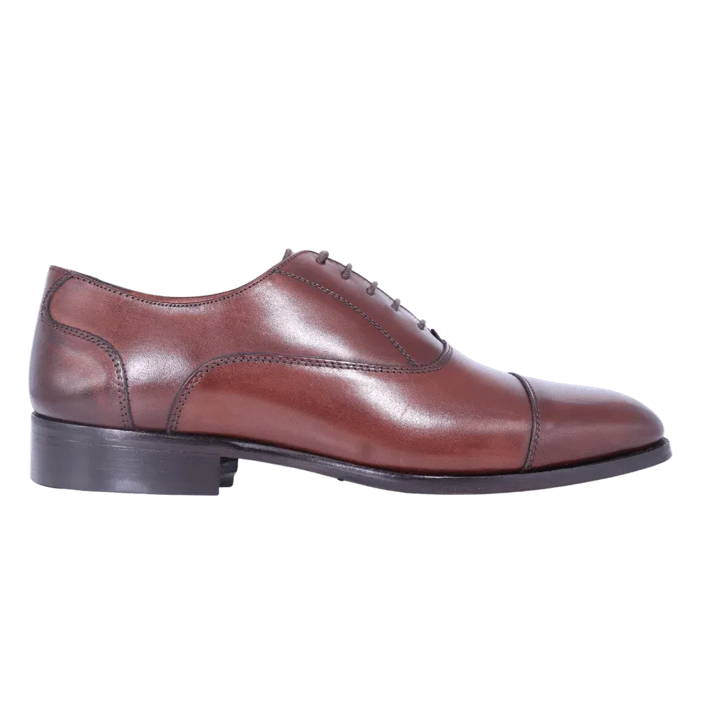 Aliverti Formal Oxford Shoes in Brown