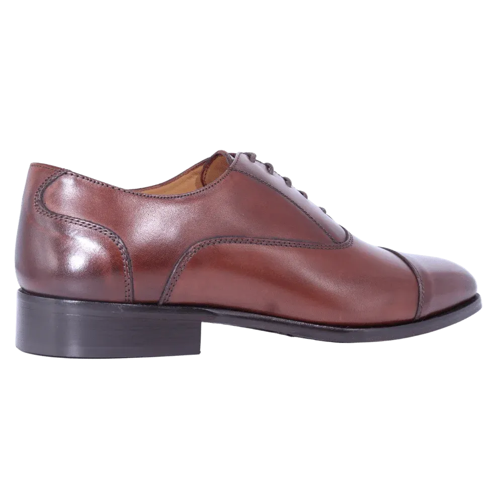 Aliverti Formal Oxford Shoes in Brown