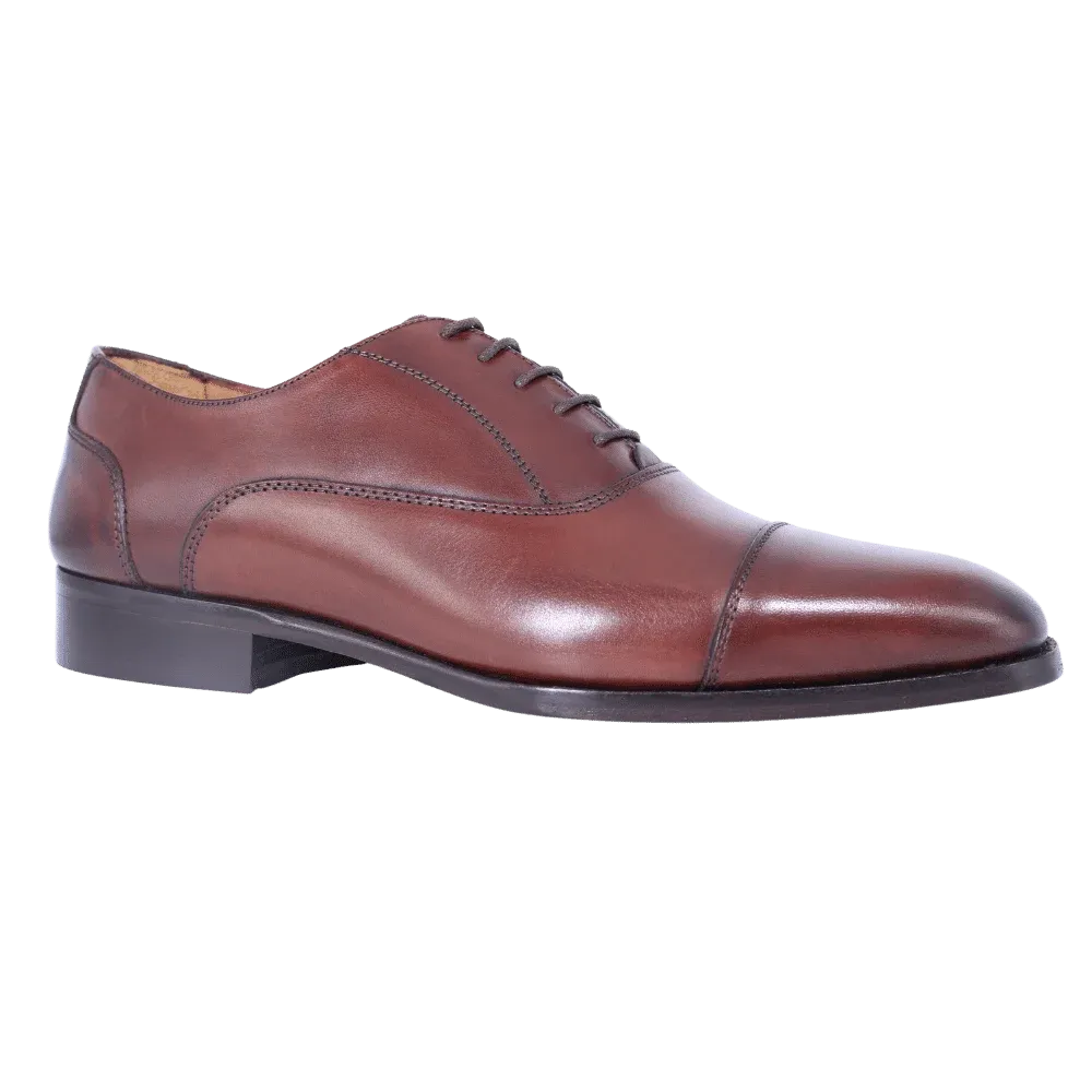 Aliverti Formal Oxford Shoes in Brown
