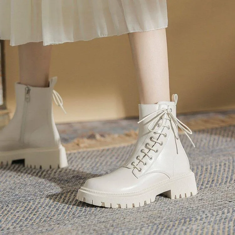 All-match Short Boots Thick-soled Martin Boots