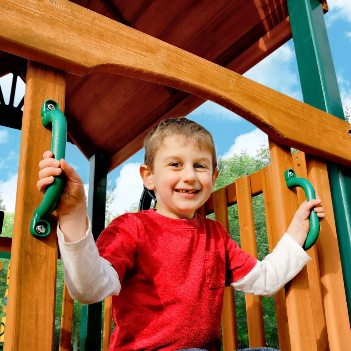 Alpine Wave Slide with Safety Handles by Swing N Slide