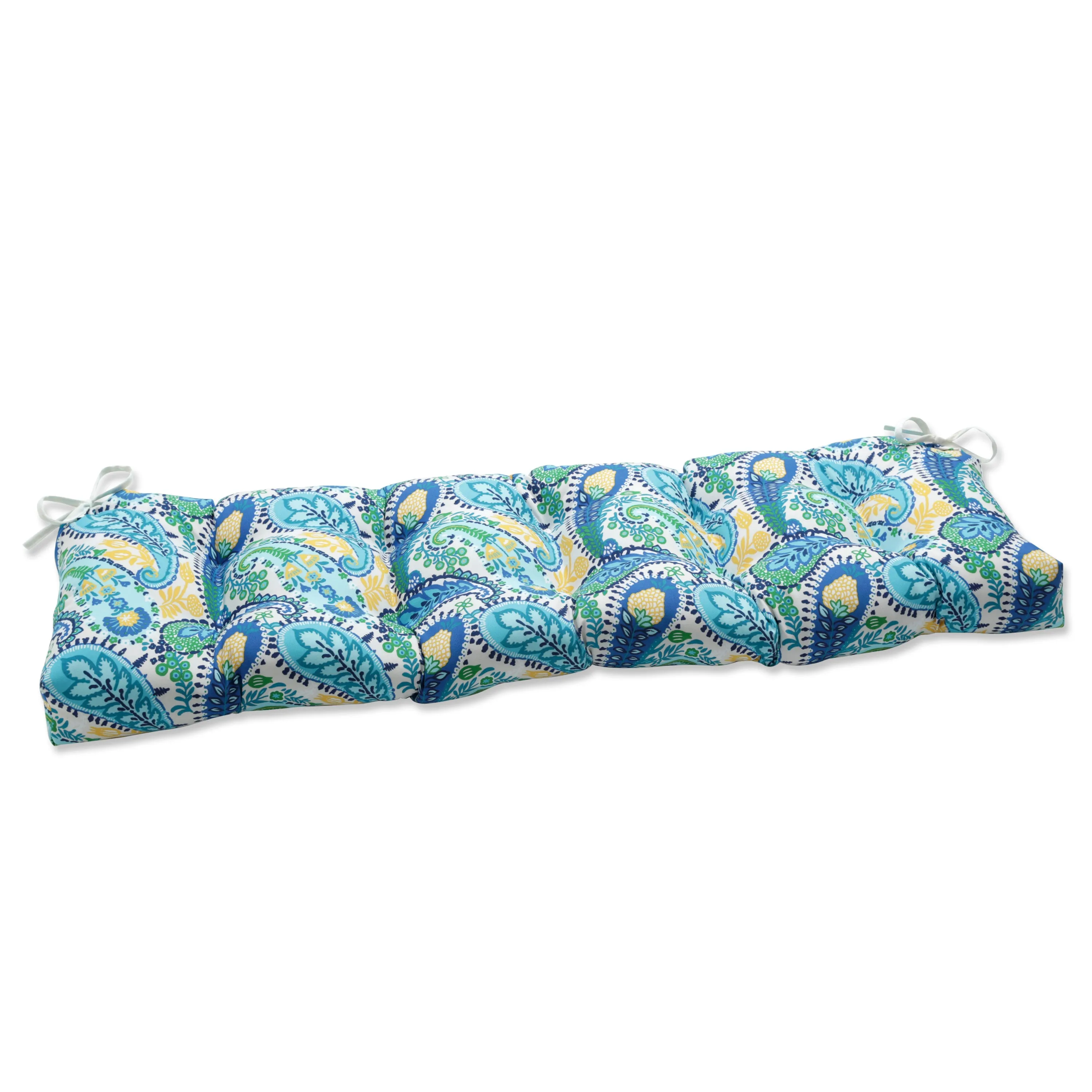 Amalia Paisley Blue 56" Blown Bench