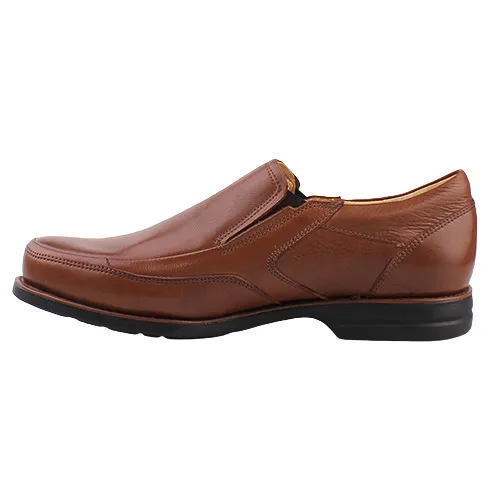 Anatomic Gel Men's Extra Wide Fit Slip On Shoes - Mina - Tan