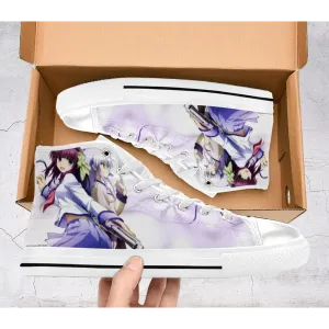 Angel Beats Shoes High Top Sneakers for Kids and Adults