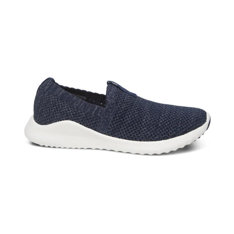Angie Slip On Sneaker in Navy