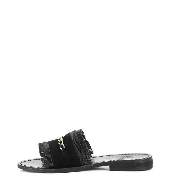Antichi Romani 839 Nero Black Slides