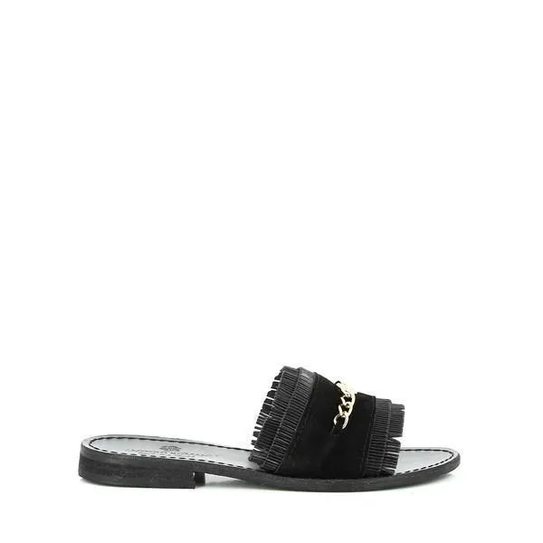 Antichi Romani 839 Nero Black Slides