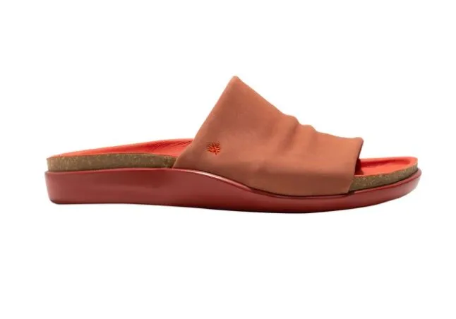 ART 1385 Biarritz Nobuck Washed Slide Sandals