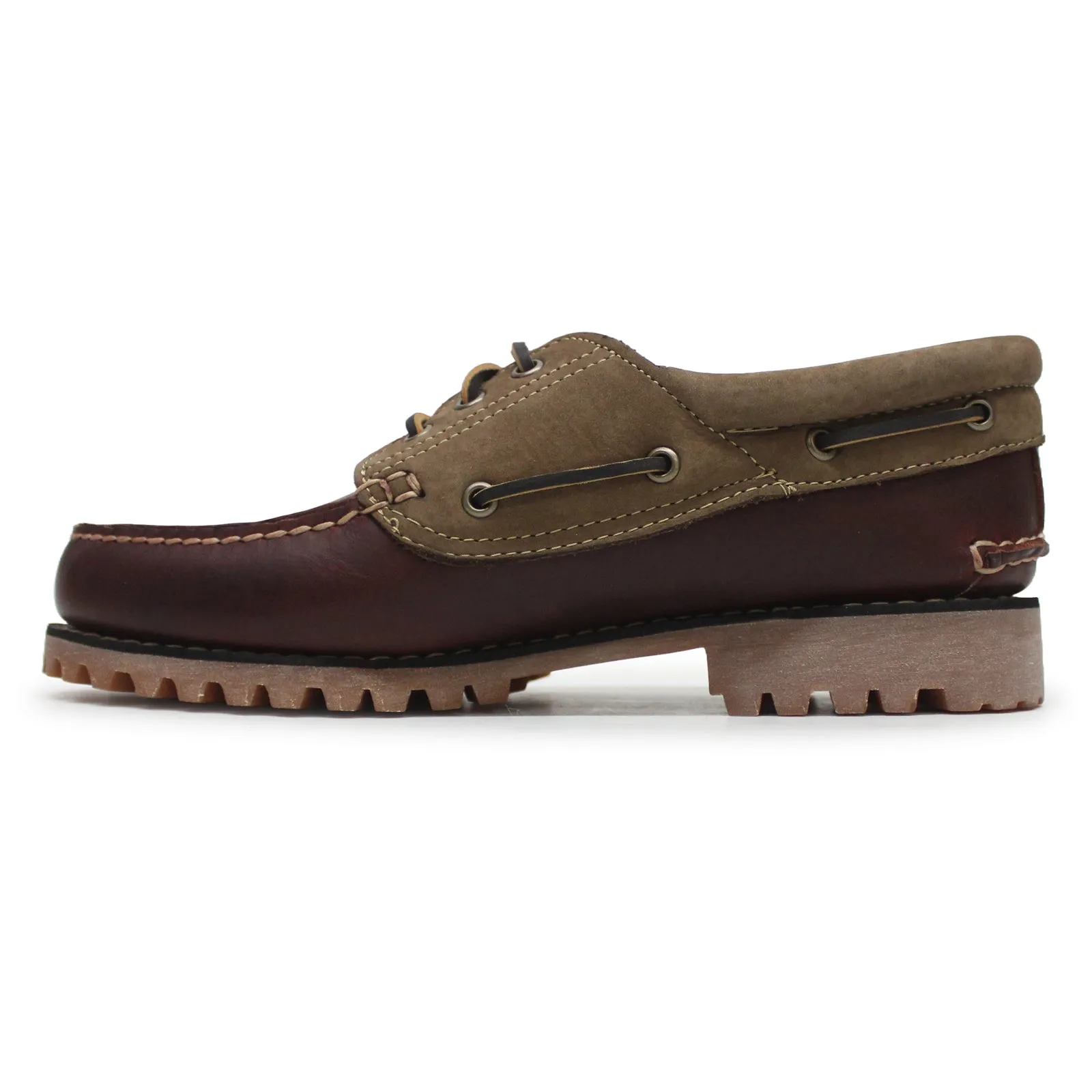Authentic Boat Full Grain Leather Men's Boat Shoes