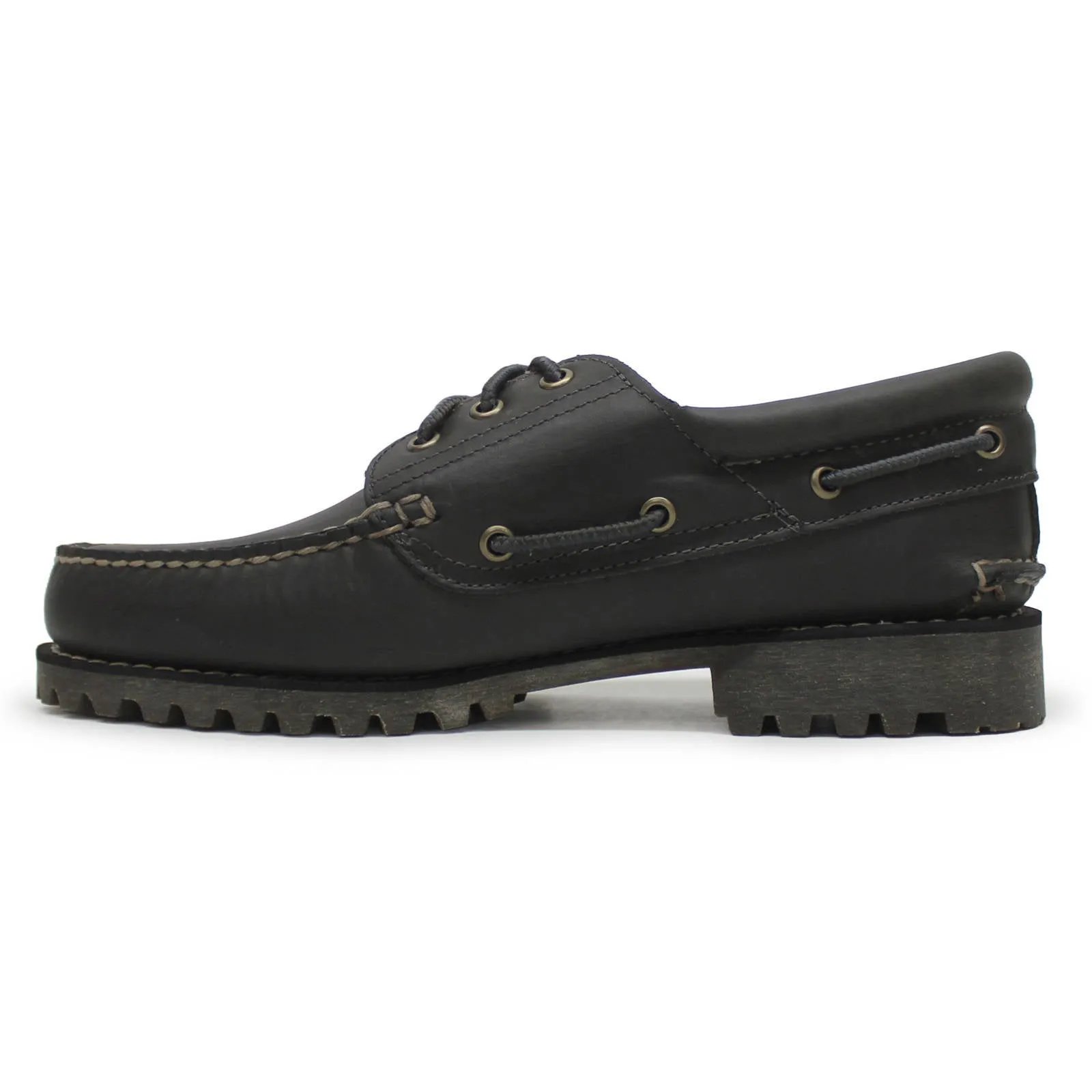 Authentic Boat Full Grain Leather Men's Boat Shoes