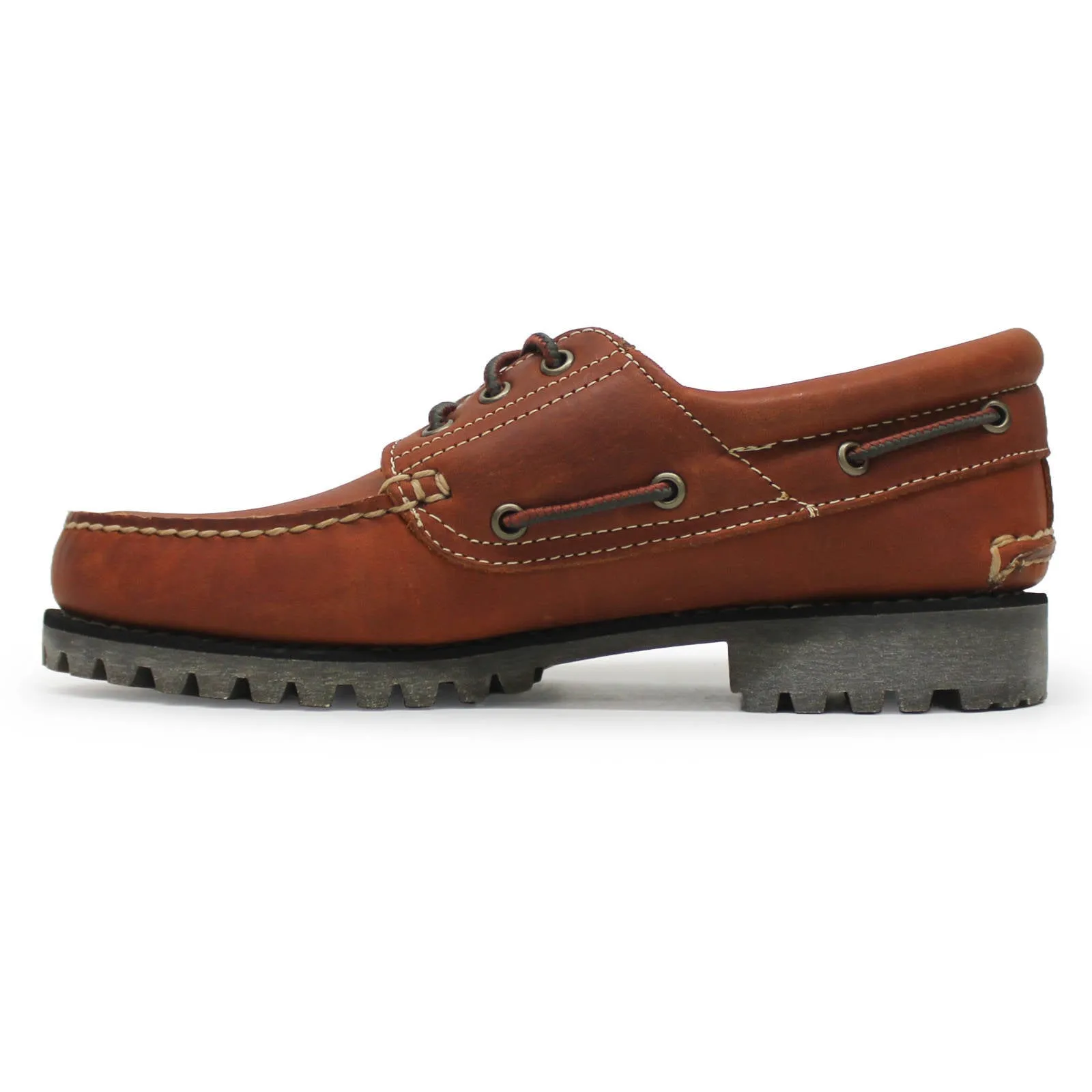 Authentic Boat Full Grain Leather Men's Boat Shoes