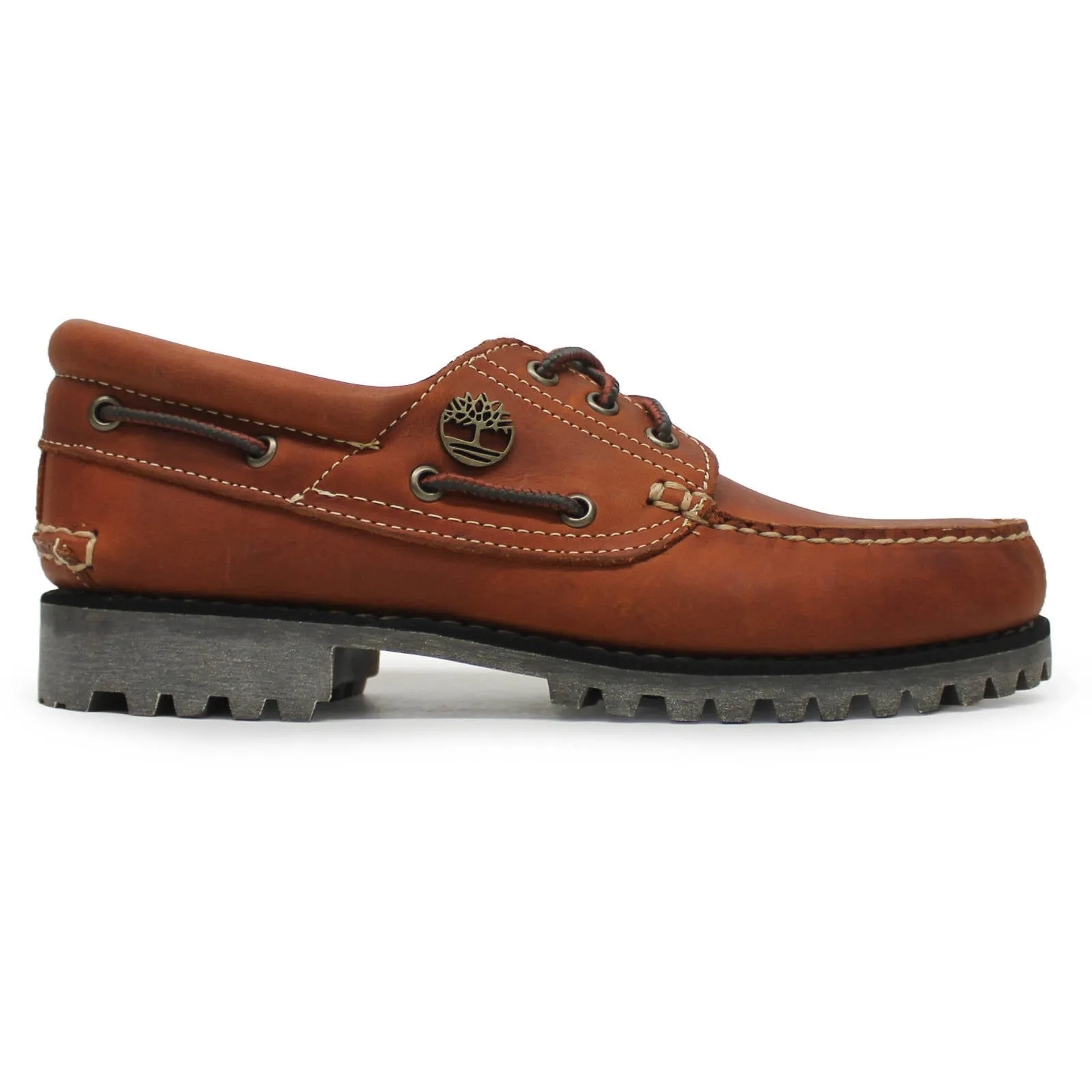 Authentic Boat Full Grain Leather Men's Boat Shoes