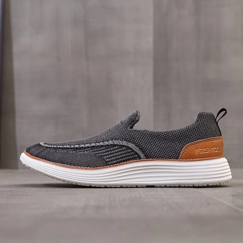 Autumn Men's Mesh Boat Shoes