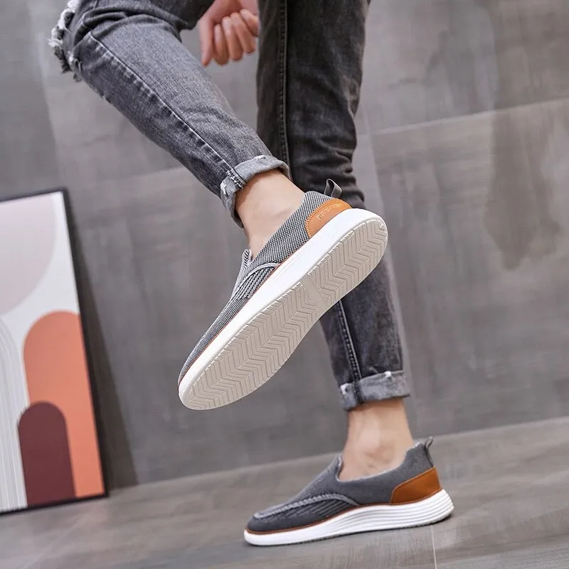 Autumn Men's Mesh Boat Shoes