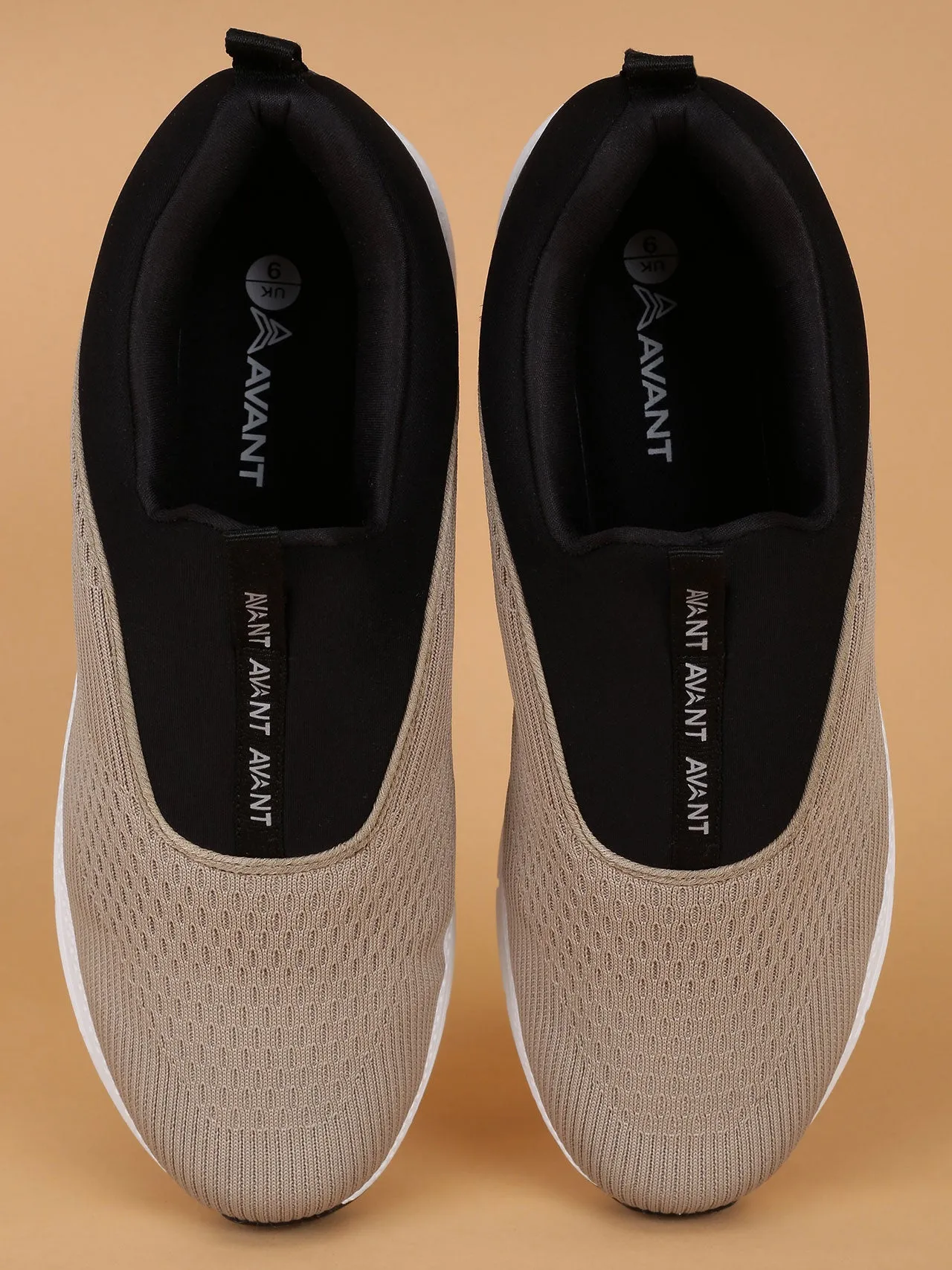 Avant Men's Sigma Slip on Walking Shoes - Tan Brown