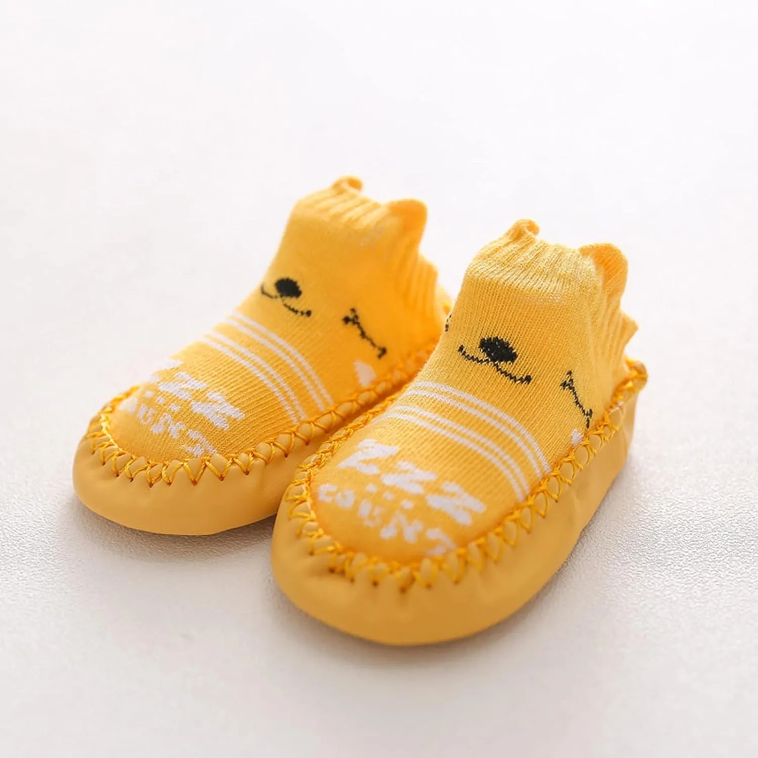 Baby Girl Shoes, 0-24 Months Newborn Baby Boys Girls Cartoon Sock Shoes Non-Slip First Walkers Shoes Black Boots