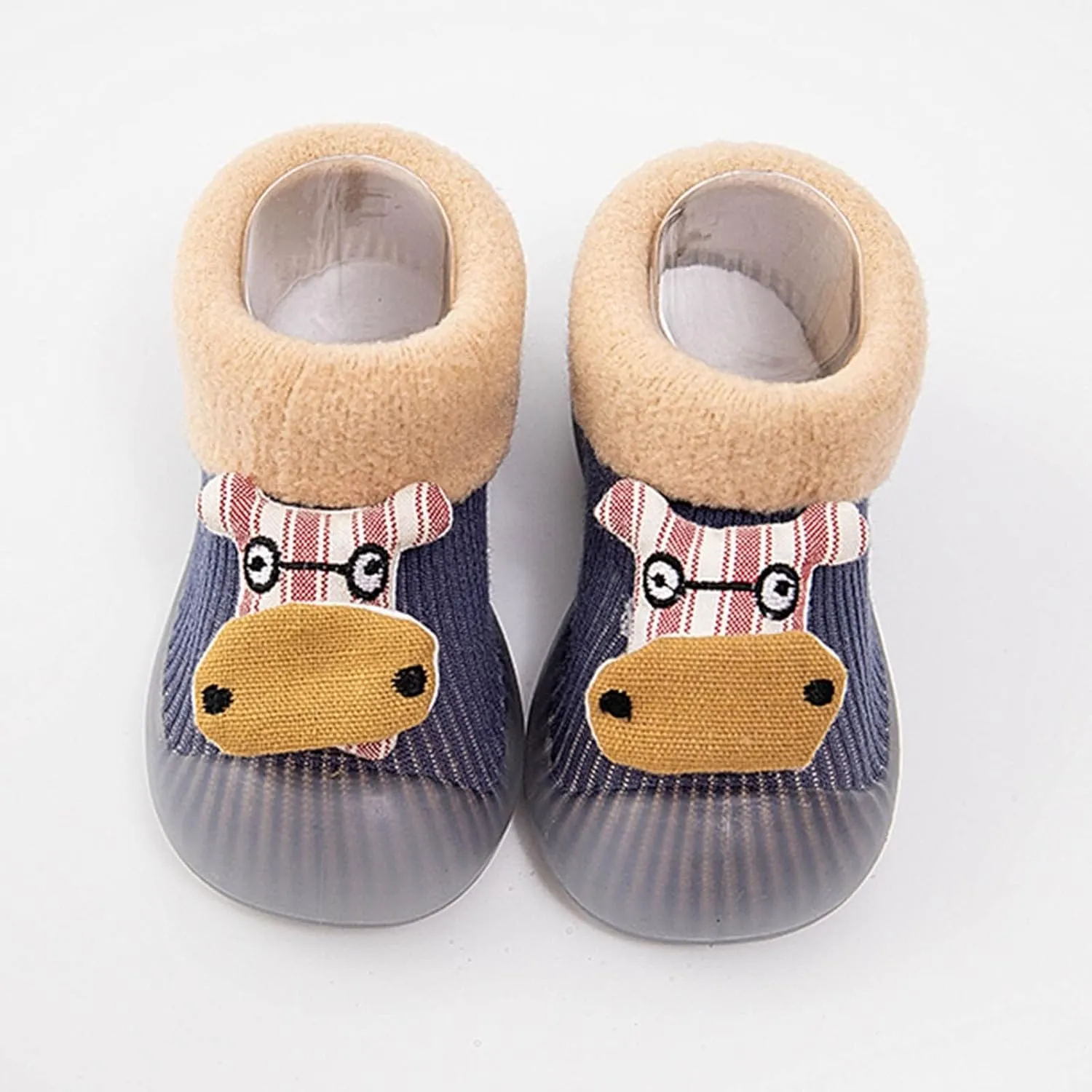 Baby Girl Shoes,Infant Toddle Footwear Winter Shoes Bottom Indoor Non Slip Warm Floor Cartoon Socks Shoes Work Shoes