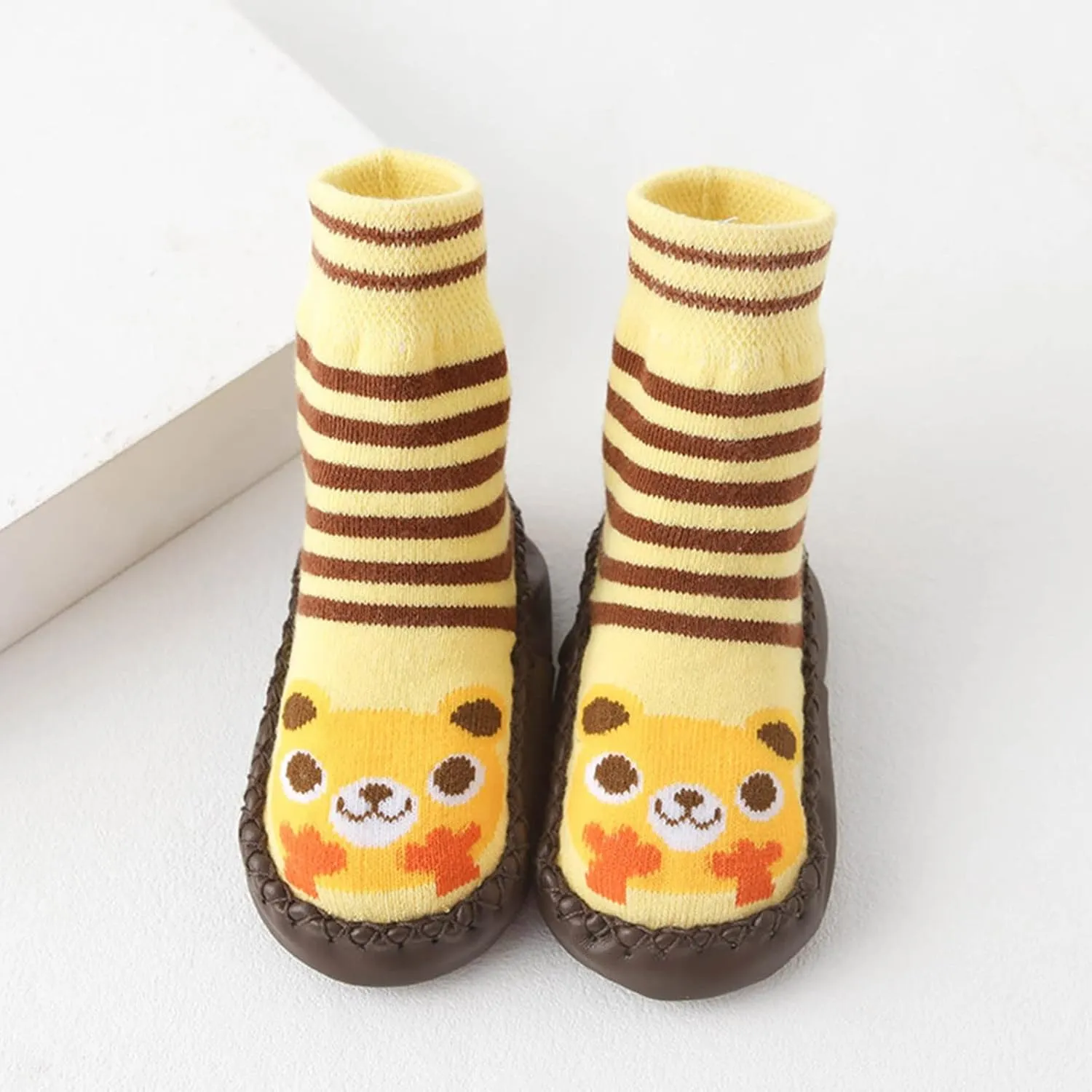 Baby Shoes Children Todller Shoes Autumn Winter Boys Girls Floor Sports Shoes Socks Shoes Flat House Shoes B