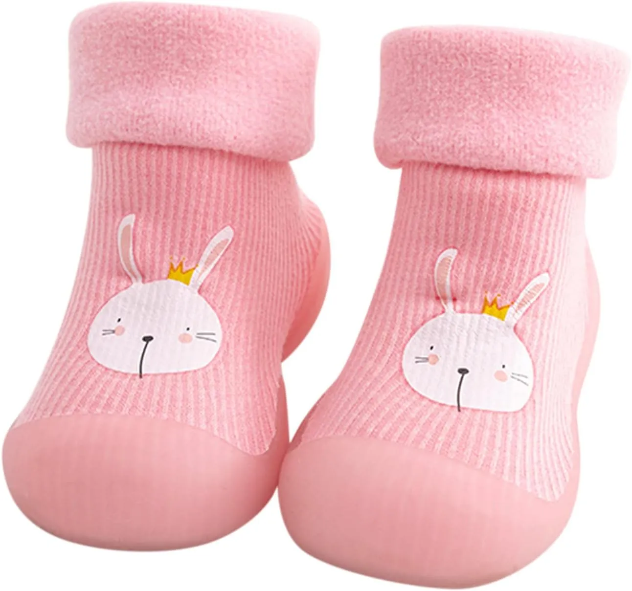 Baby Shoes Infant Boys Girls Socks Shoes Toddler Fleece WarmThe Floor Socks Non Slip Prewalker Shoes House Shoes