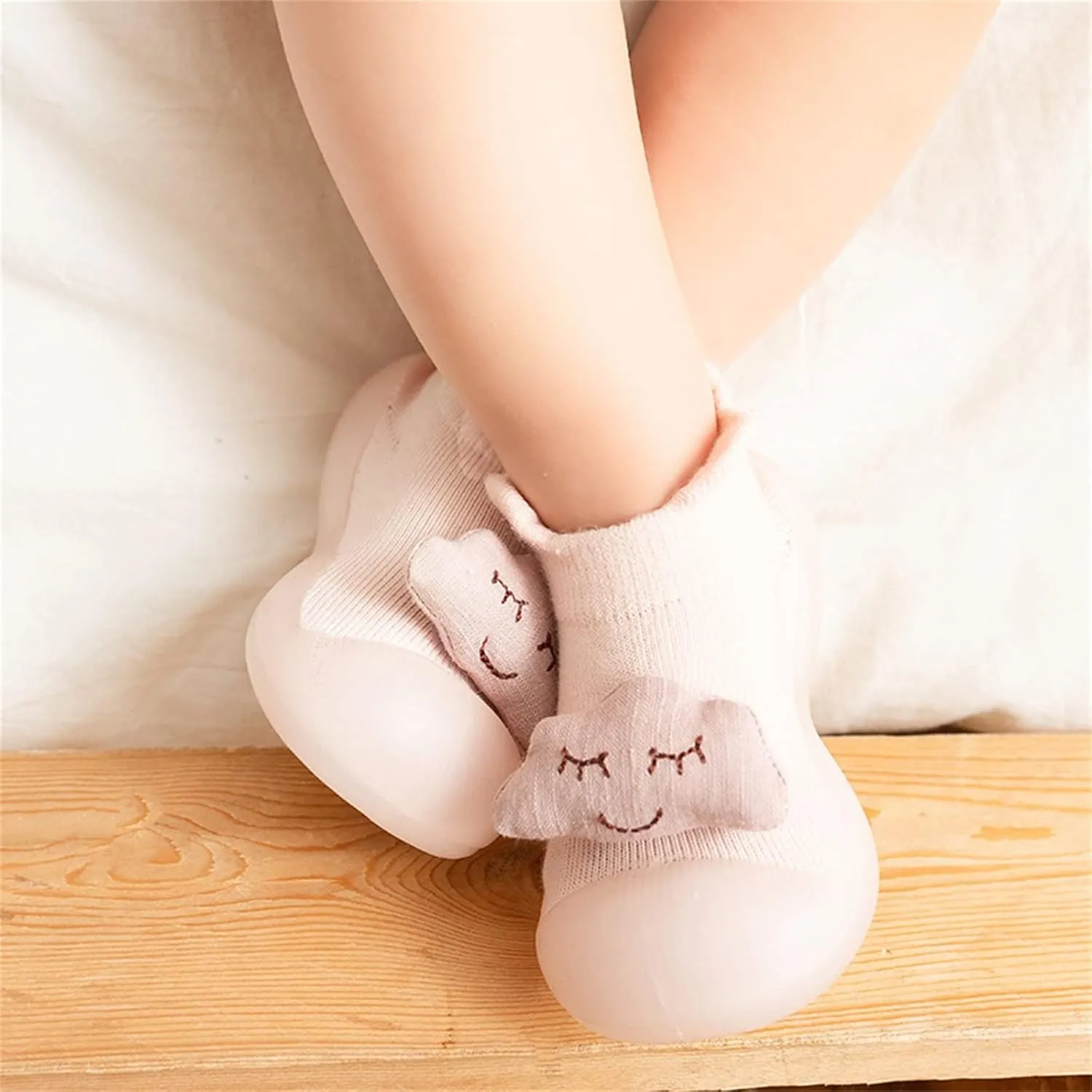 Baby Sock Shoes,Newborn Boys Girls Shoes Cute Cartoon Animals Soles First Walkers Antislip Shoes Prewalker Baby Boots
