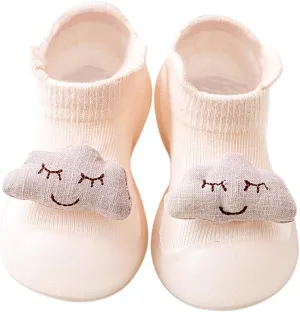 Baby Sock Shoes,Newborn Boys Girls Shoes Cute Cartoon Animals Soles First Walkers Antislip Shoes Prewalker Baby Boots