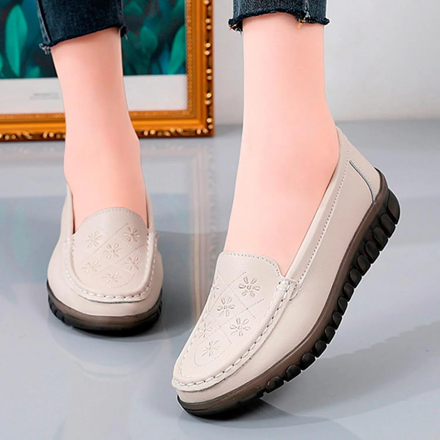 Barefoot Shoes Women Fashion Sneakers for Women 2024 Black Loafers Women Closed Head Cute Cozy Christmas Running Shoes Women Wide Toe Box Trendy Casual