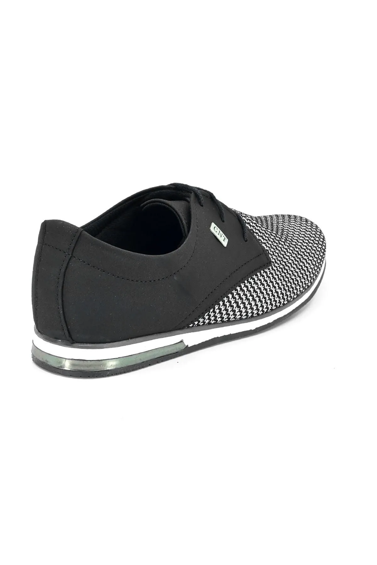 Black Knitting Men's Casual Shoes