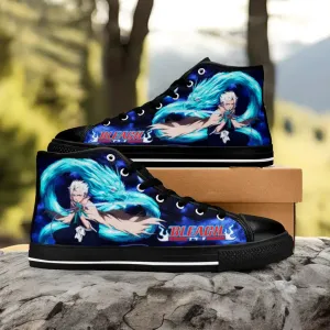 Bleach Toshiro Hitsugaya Bankai Shoes High Top Sneakers for Kids and Adults