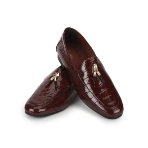 Bliss Casual Tassel Crocodile Printed