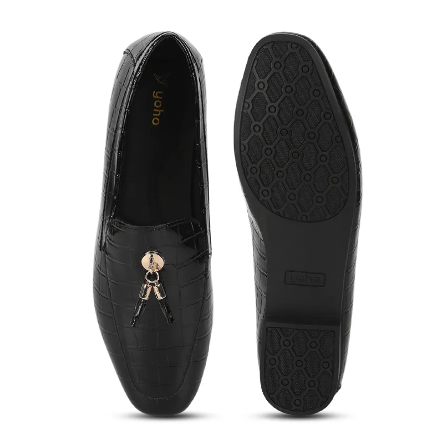 Bliss Casual Tassel Crocodile Printed