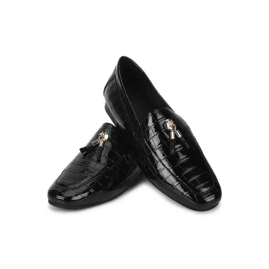 Bliss Casual Tassel Crocodile Printed