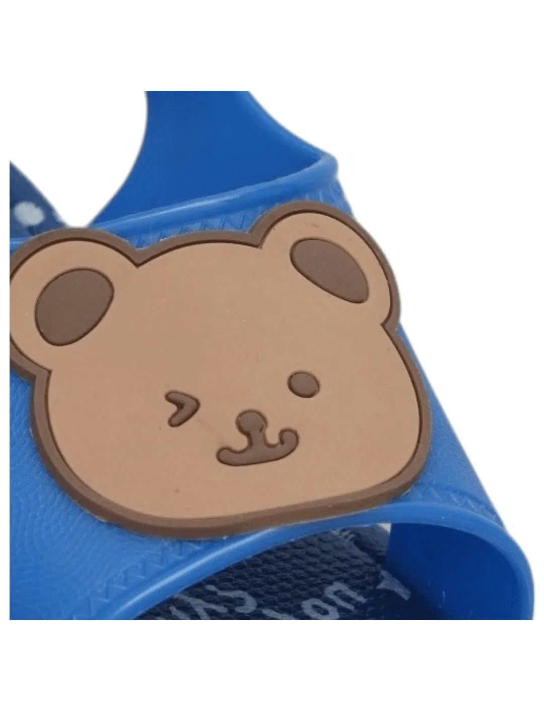 Blue Bear Applique Adventure Sandals for Kids