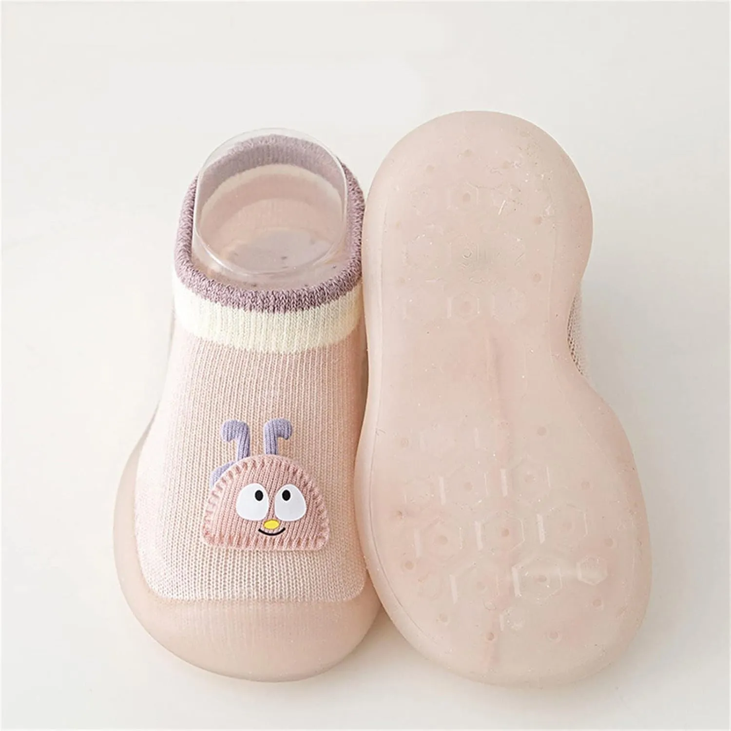 Boy Girl Baby Sock Shoes,0-3 Years Newborn Baby Boys Girls Sock Shoes Cute Cartoon First Walking Shoes Prewalker