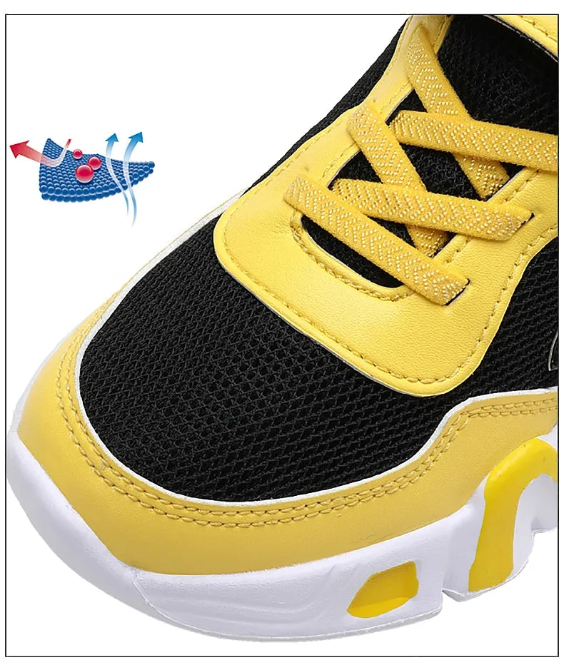 Boys Back To School Mesh Casual Sport Sneakers