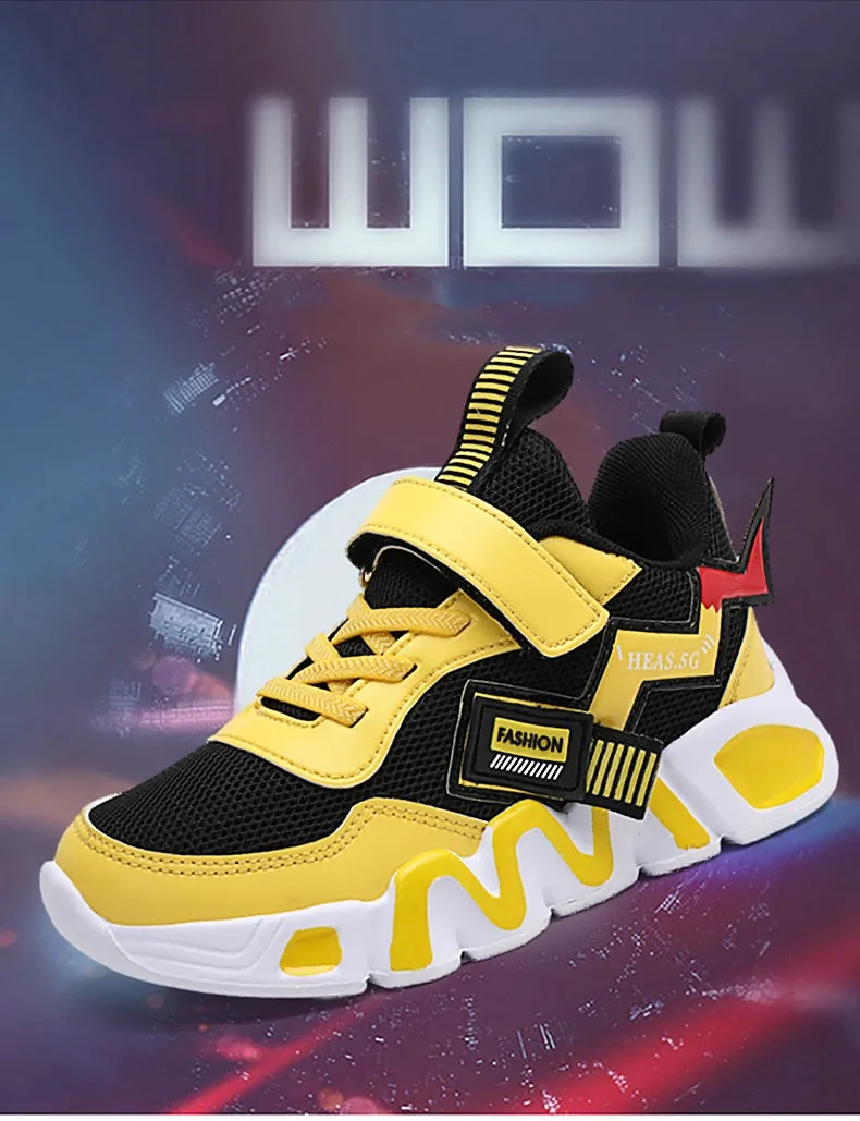 Boys Back To School Mesh Casual Sport Sneakers
