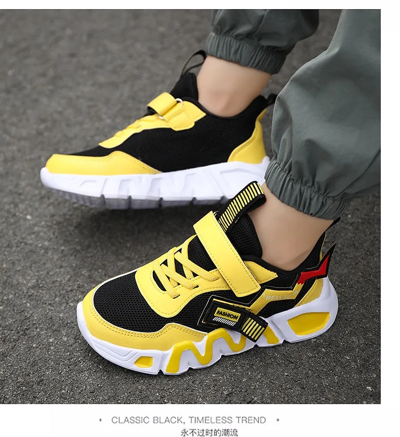 Boys Back To School Mesh Casual Sport Sneakers